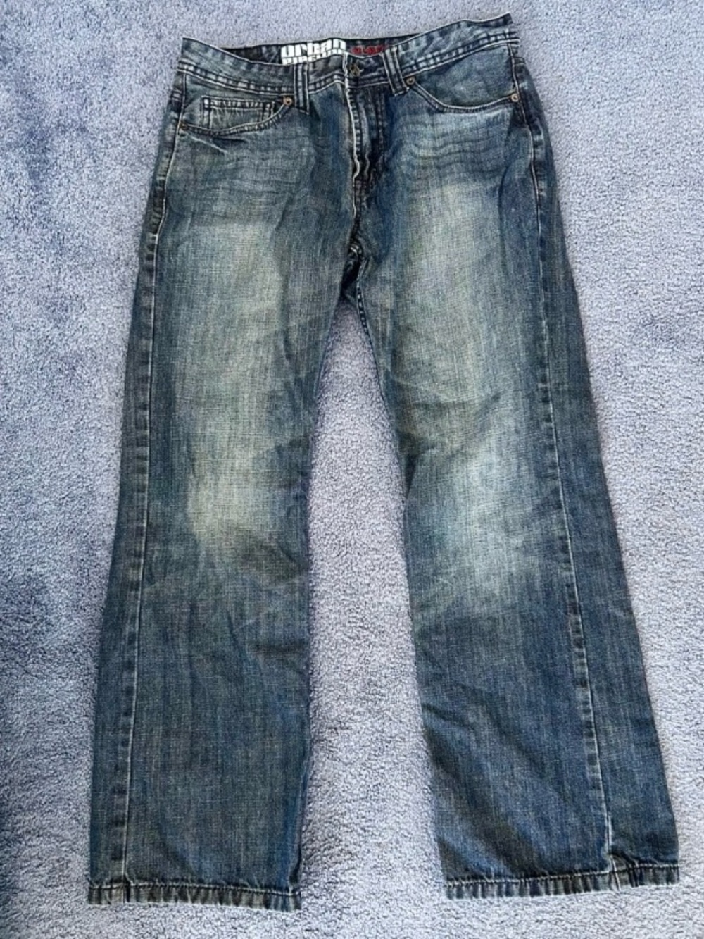 Urban Pipeline Relaxed Bootcut Blue Jeans